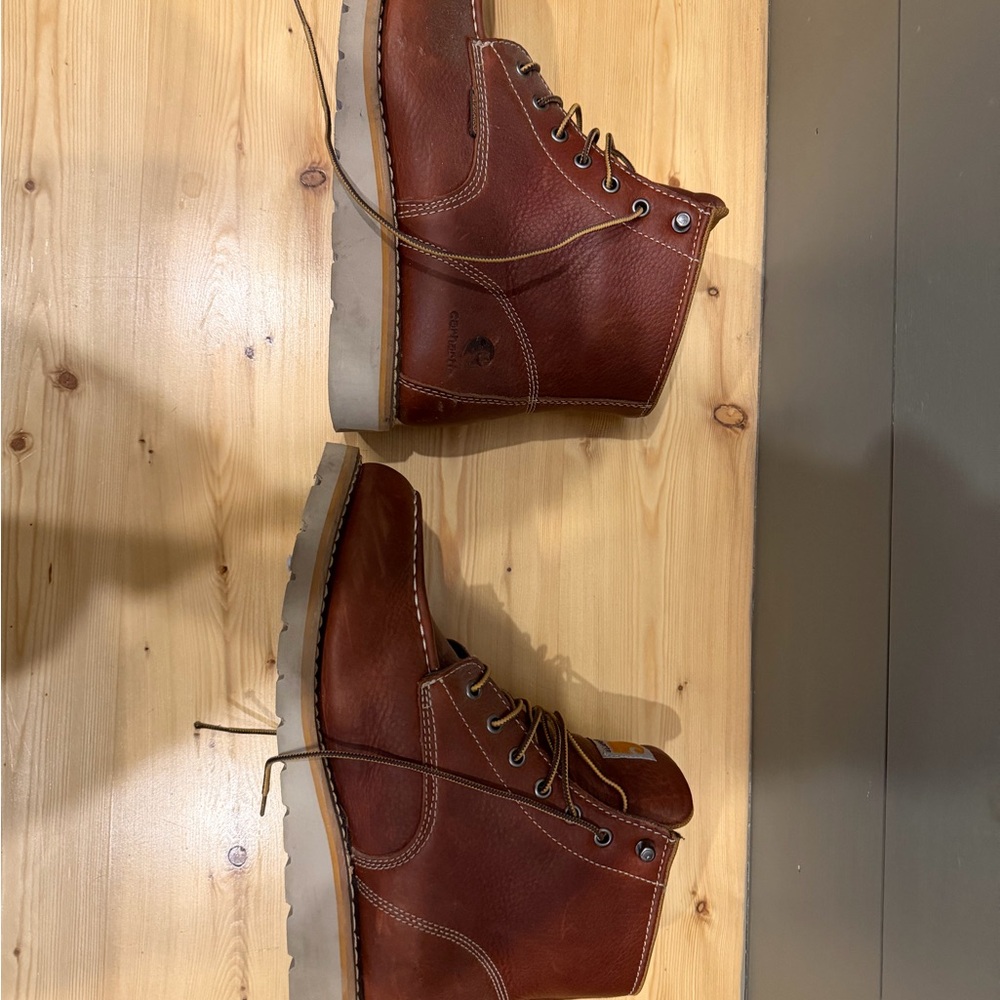 Carhartt Brown Leather Men's Boots - Picture 3 of 4